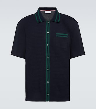 RWB Stripe cotton polo shirt | Thom Browne