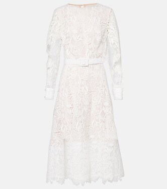 Floral lace cocktail dress | Oscar de la Renta