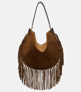 Schultertasche Oskan Soft Large aus Veloursleder | Isabel Marant