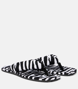 Indie zebra-print thong sandals | The Attico