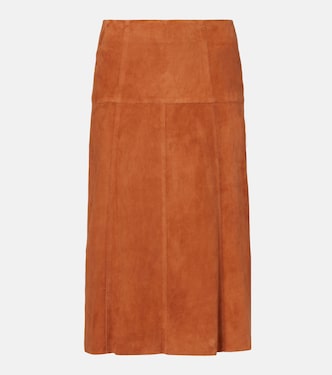 Devy suede midi skirt | Isabel Marant
