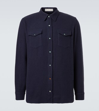 Hemd aus Kaschmir mit Smaragd | God's True Cashmere