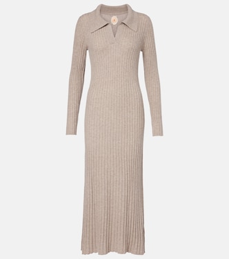 Knitted cashmere polo dress | Jardin des Orangers
