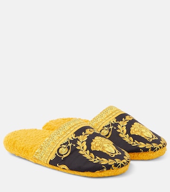 I Love Baroque cotton slippers | Versace Home