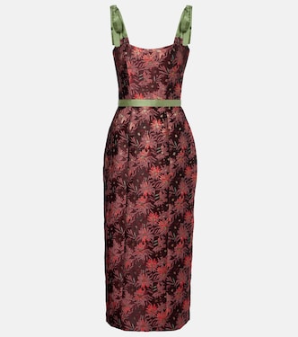 Acacia floral brocade cocktail dress | Markarian