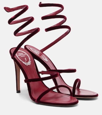 Cleo 105 velvet sandals  | Rene Caovilla