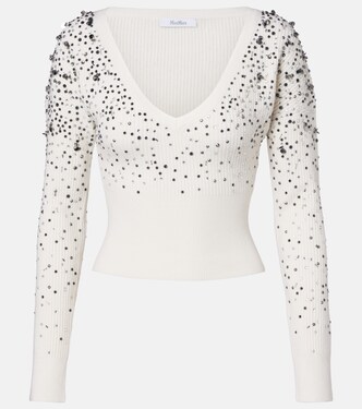 Gang embellished wool-blend sweater | Max Mara