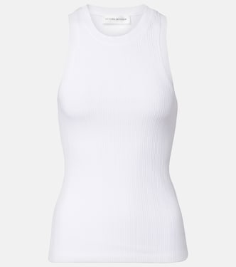 Cotton-blend tank top | Victoria Beckham