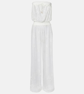Viv cotton-blend jumpsuit | Melissa Odabash