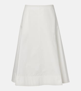 Artin 코튼 미디 스커트 | Khaite