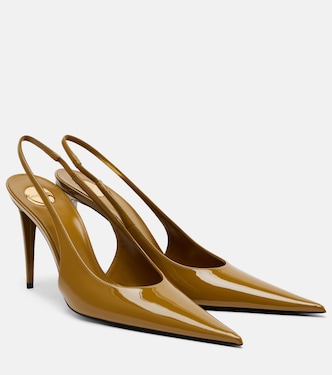 Slingback-Pumps Guermantes aus Lackleder | Saint Laurent