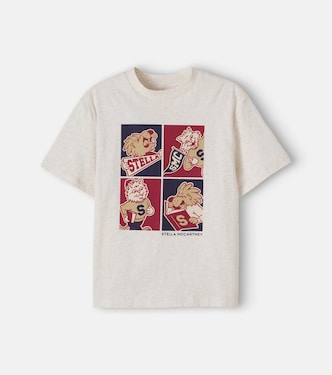 Printed cotton jersey T-shirt | Stella McCartney Kids
