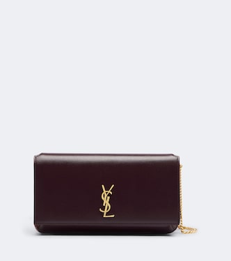 Cassandre leather phone pouch | Saint Laurent