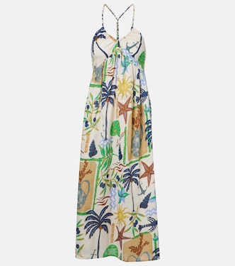 Robe Leyla en coton à imprimé | Velvet