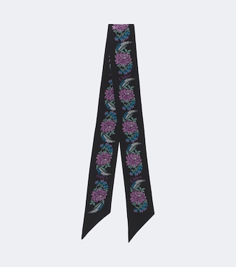 Floral silk scarf | Chloé