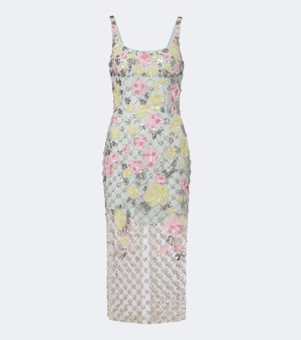Celeste Jardin embellished midi dress | Là Fuori