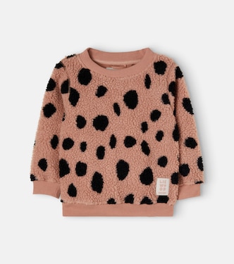 Felpa Ridley in teddy con stampa leopardata | Liewood