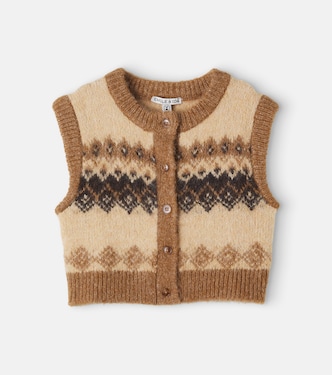 Jacquard sweater vest | Emile et Ida