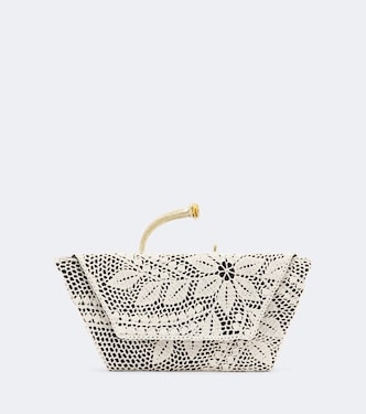 Bracelet crochet and satin clutch | Magda Butrym