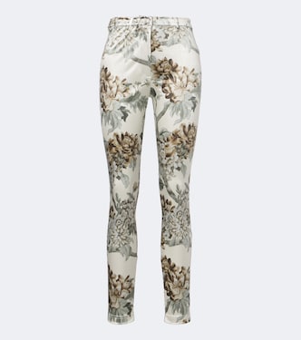 Pantalones skinny de jersey florales | Acne Studios