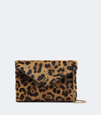 Cassandre Small calf hair shoulder bag | Saint Laurent