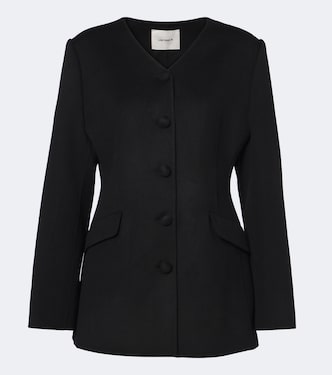 Doublé wool and cashmere blazer | Lisa Yang