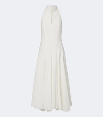 Midikleid aus Baumwollpopeline | Brunello Cucinelli