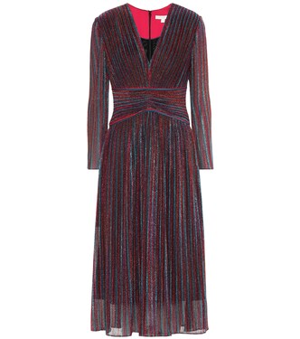 Metallic striped midi dress | Simkhai