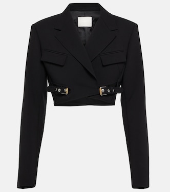 Interlock belted cropped blazer | Dion Lee