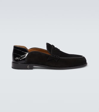 Loafers Penny No Back aus Veloursleder | Christian Louboutin