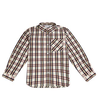 Tango checked cotton shirt | Bonpoint