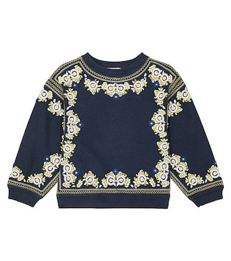 Dolores embroidered cotton sweatshirt | Bonpoint