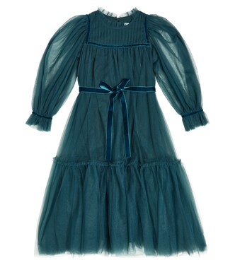 Embroidered tulle dress | C'era Una Volta