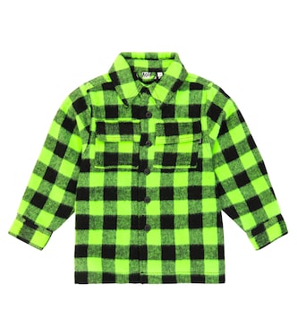 Hayes gingham flannel overshirt | Molo
