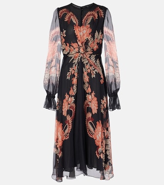 Bedrucktes Midikleid aus Seide | Etro