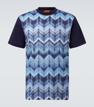 T-shirt Zigzag imprimé en coton | Missoni
