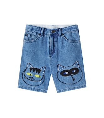 Printed denim shorts | Stella McCartney Kids