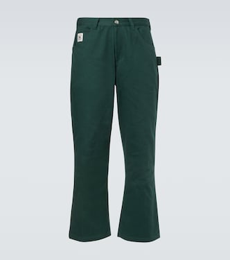 Knolly Brook cotton twill straight pants | Bode