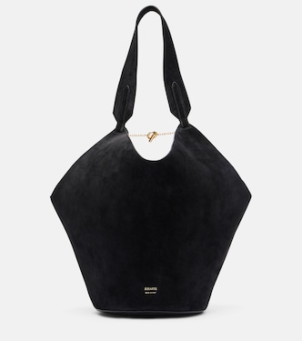 Lotus Small suede tote bag | Khaite