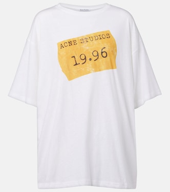 Logo cotton-blend jersey T-shirt | Acne Studios