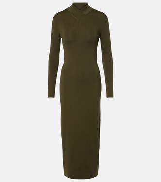 Robe midi en laine | Tom Ford
