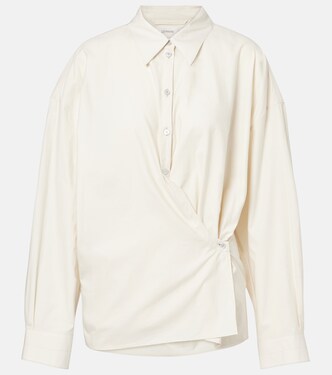 Twisted cotton and silk shirt | Lemaire
