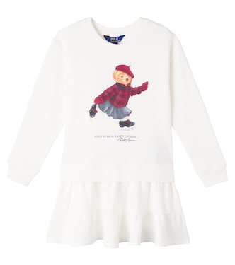 Vestido Polo Bear en mezcla de algodón | Polo Ralph Lauren Kids