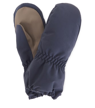 Monta fleece-lined mittens | Wheat