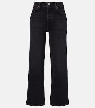 High-Rise Cropped Wide-Leg Jeans Ren | Agolde