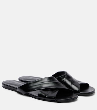 Liria leather slides | Khaite