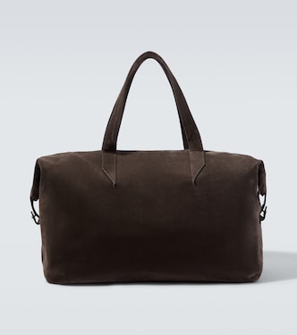 Nomad Weekend suede duffel bag | Métier