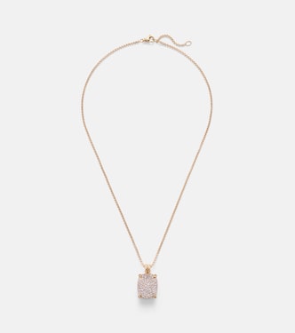 Châtelaine® 18kt gold pendant necklace with diamonds | David Yurman