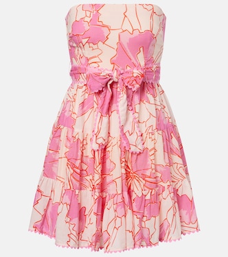 Christine printed cotton minidress | Poupette St Barth