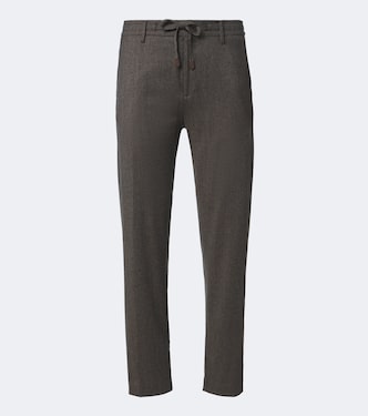 Wool straight pants | Canali